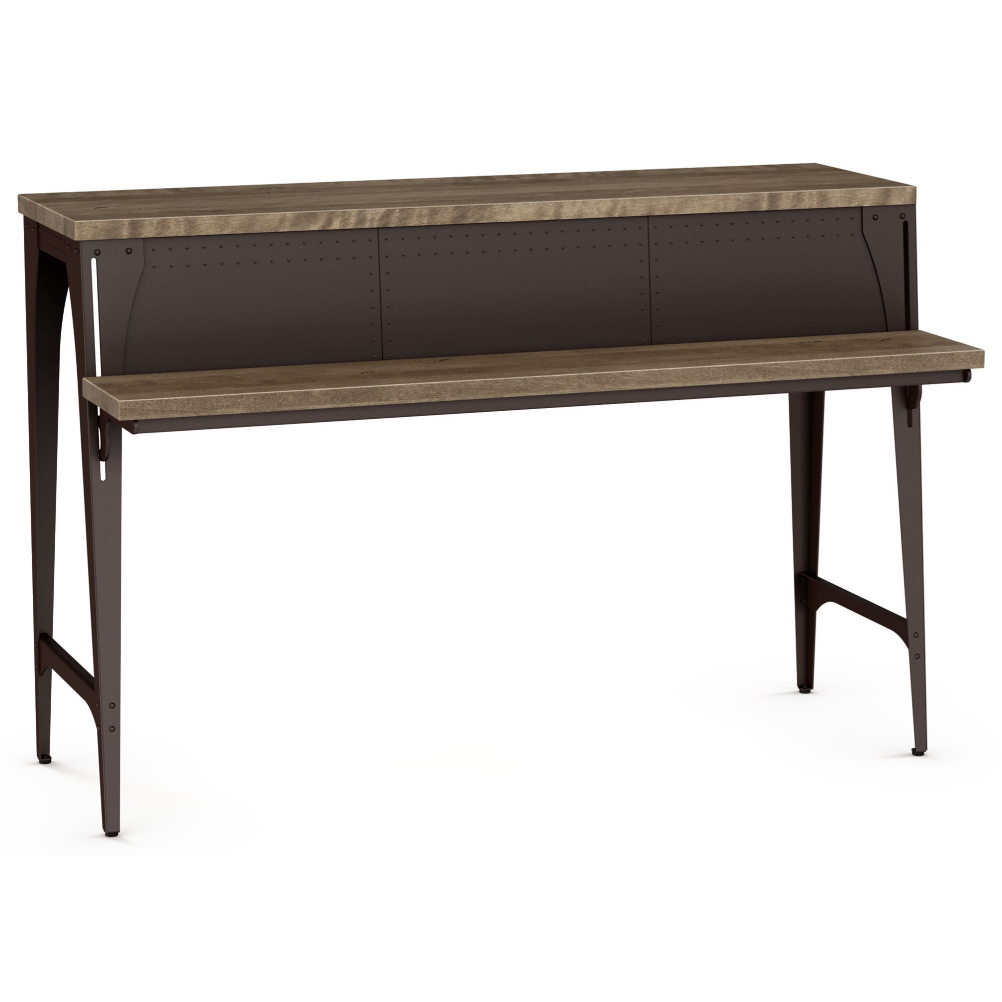 Amisco Industrial Customizable Elwood Living Room Island Table